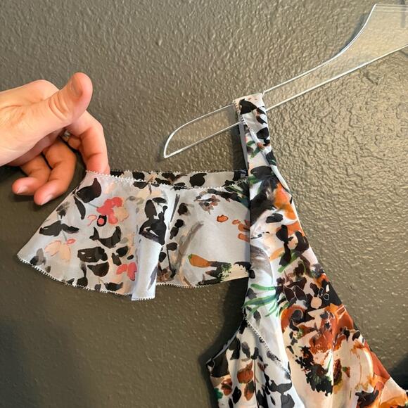 Free People Floral Watercolor Maxi Dress Size 12 - Picture 10 of 11